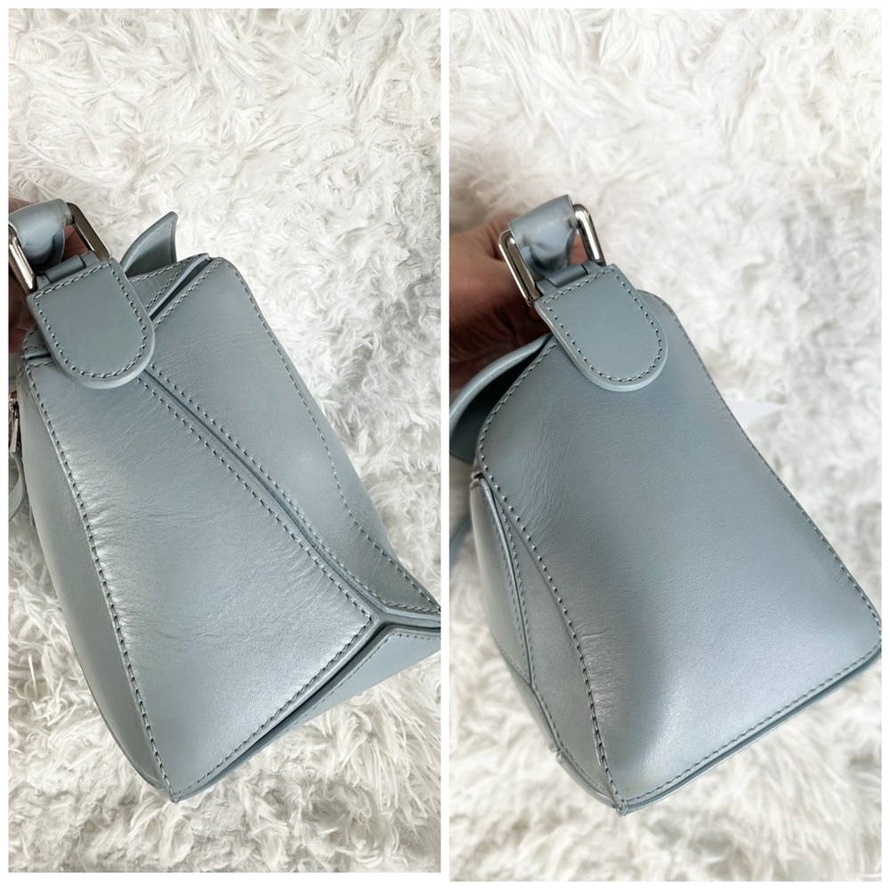 Loewe Puzzle Small Blue Bag - Picture 3 of 13